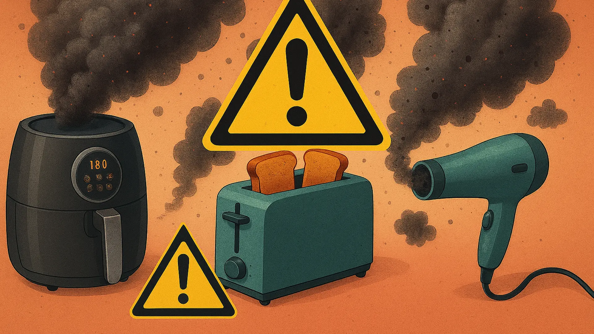 ¡Alerta! Descubren un peligroso efecto secundario de las freidoras de aire y otros electrodomésticos de tu cocina