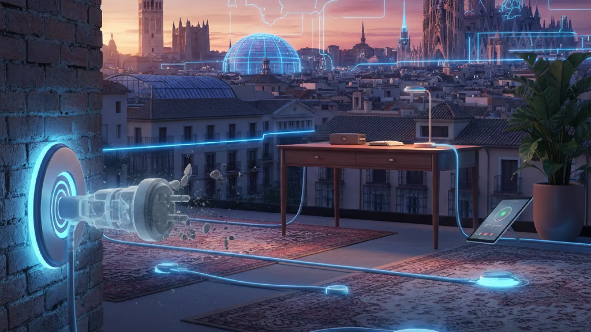 España se despide de los enchufes tradicionales, llegan los nuevos enchufes eléctricos que se instalan en cualquier lugar sin hacer obras