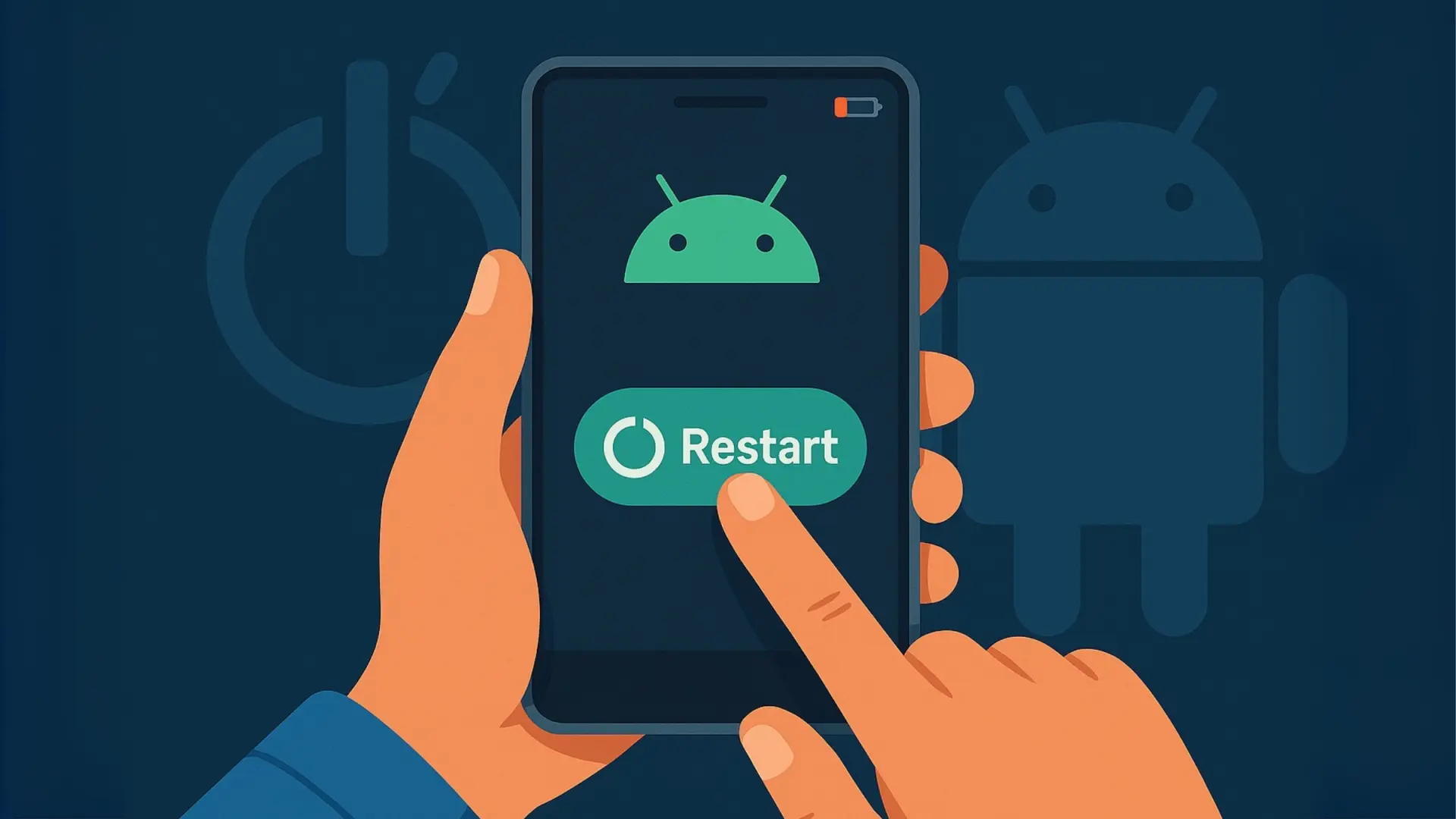 Cómo reiniciar un móvil Android sin tocar el botón de encendido para casos de emergencia