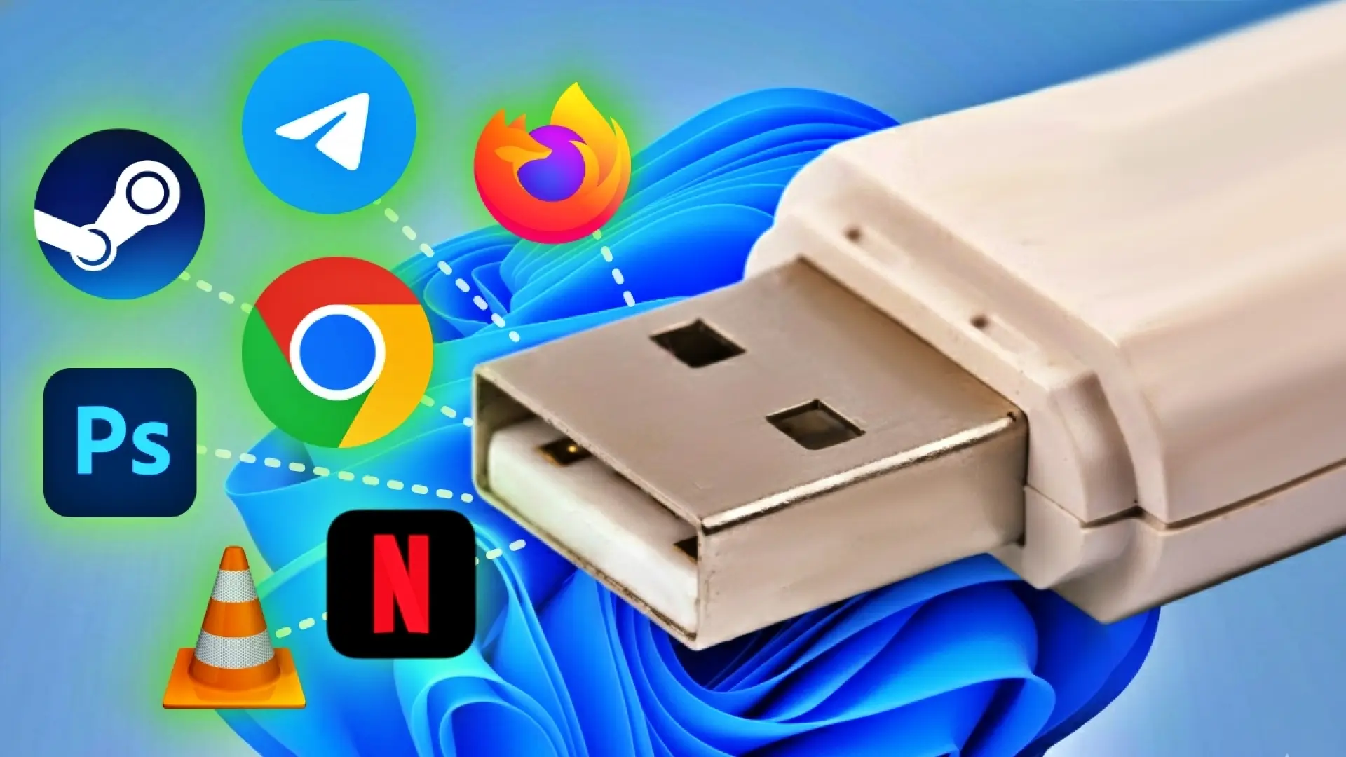 Lleva tu escritorio a cualquier parte: cómo guardar tus aplicaciones favoritas en un USB