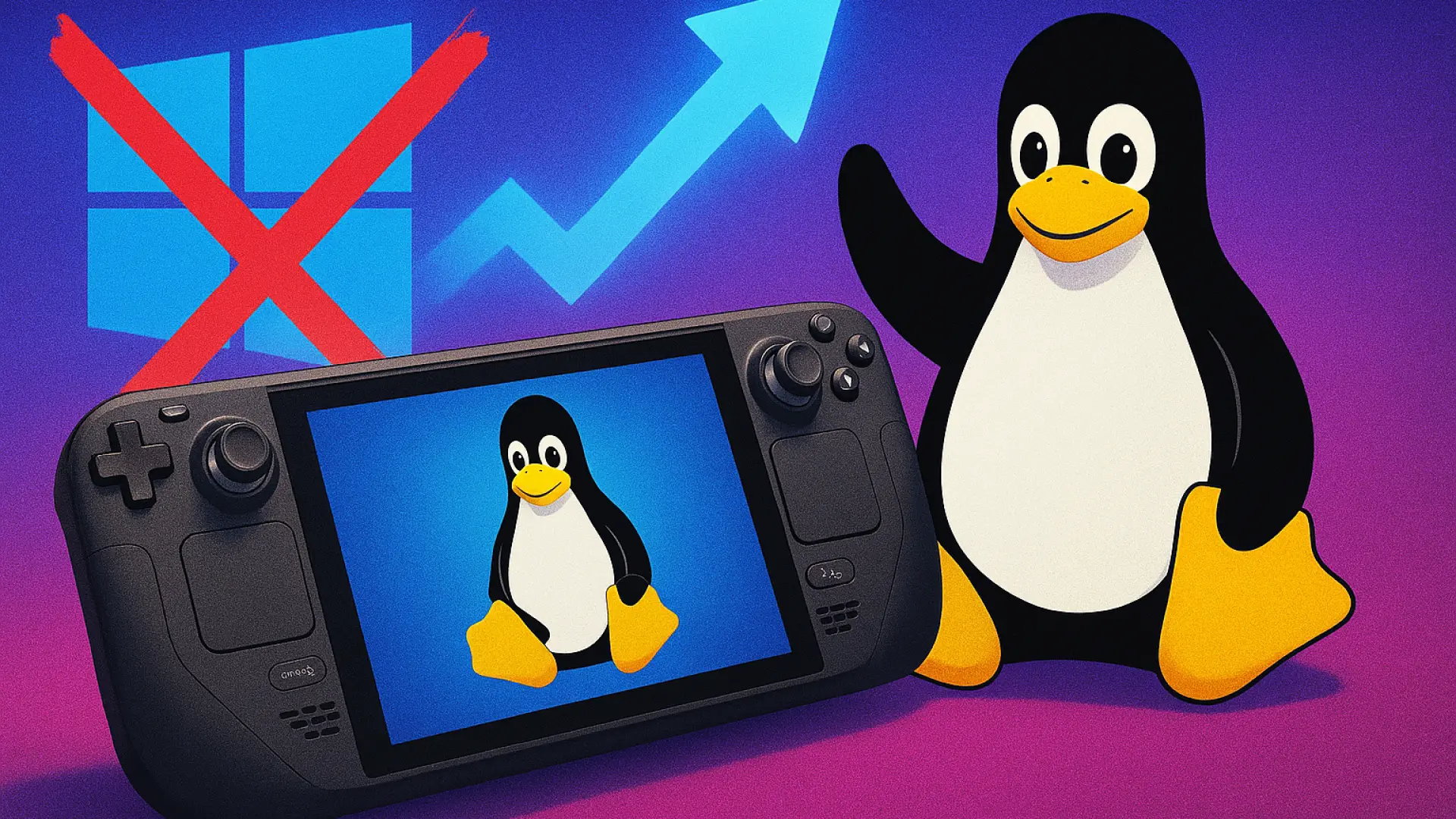 Adiós Windows, el "efecto Steam Deck" impulsa a Linux a niveles nunca vistos en PC normales
