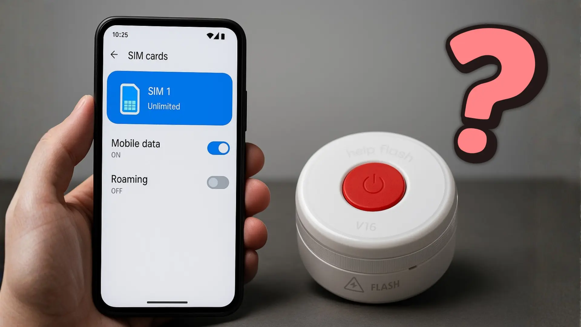 Utilizando la tarjeta SIM de datos ilimitados de la baliza V16 en tu móvil: ¿es posible y legal?