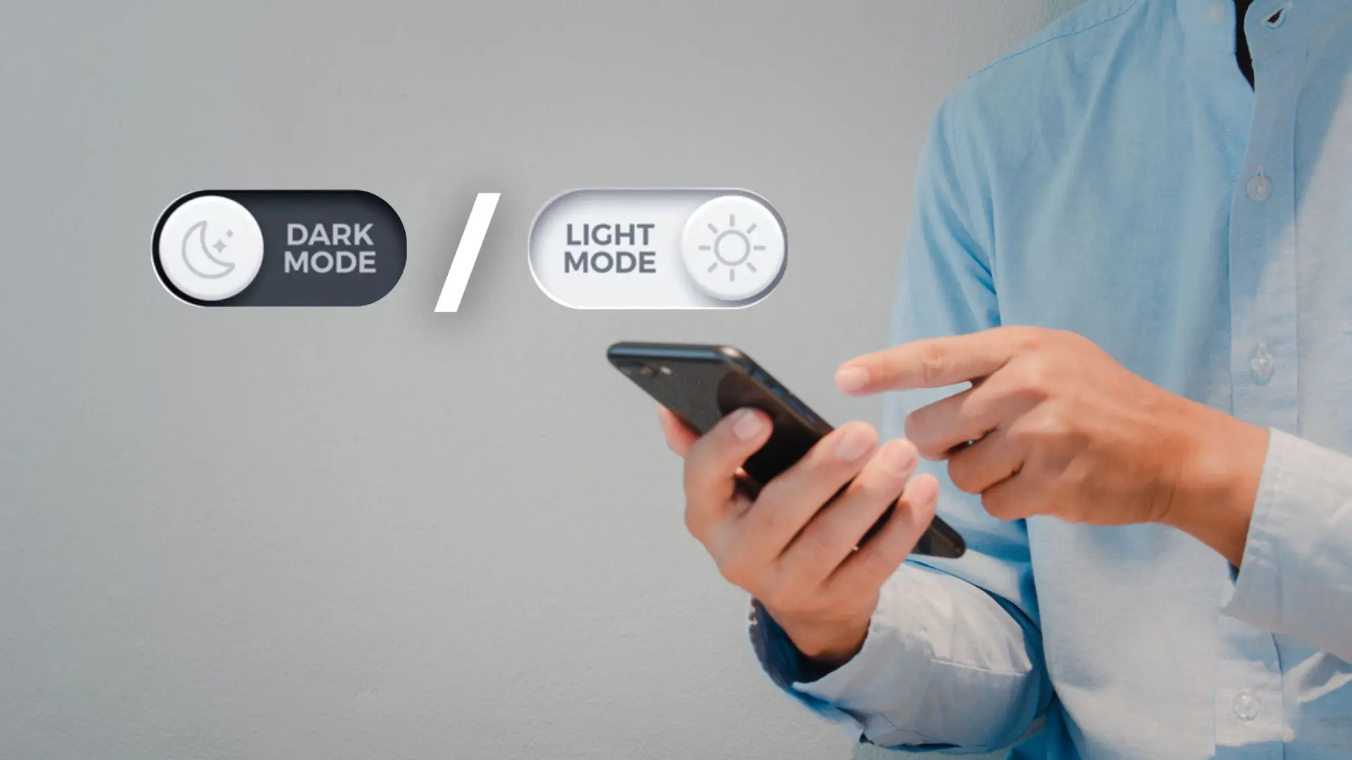 Modo oscuro o claro en el móvil: una cuestión de salud visual y mental