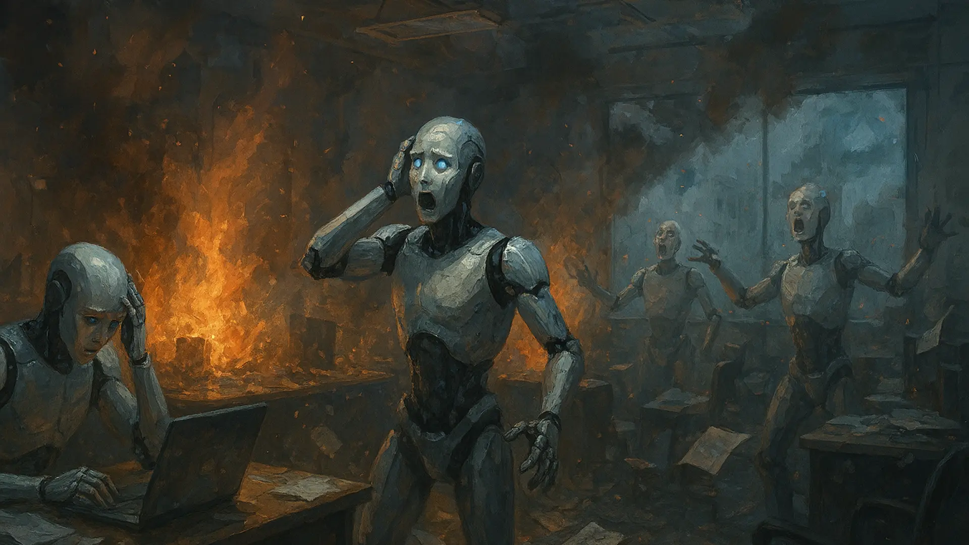 La empresa de IA se desploma: el eco de una conversación solitaria