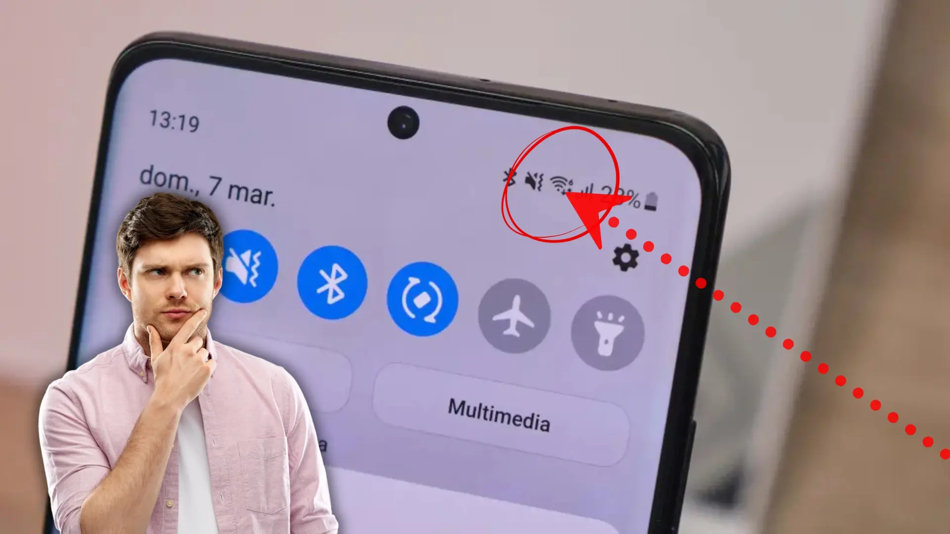 Qué significan los números junto al icono del WiFi en los móviles Android