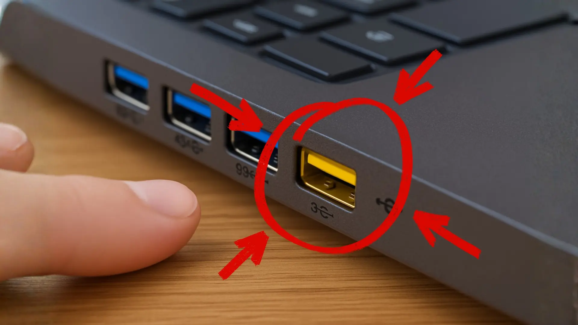 El significado del puerto USB amarillo: ventajas y desventajas