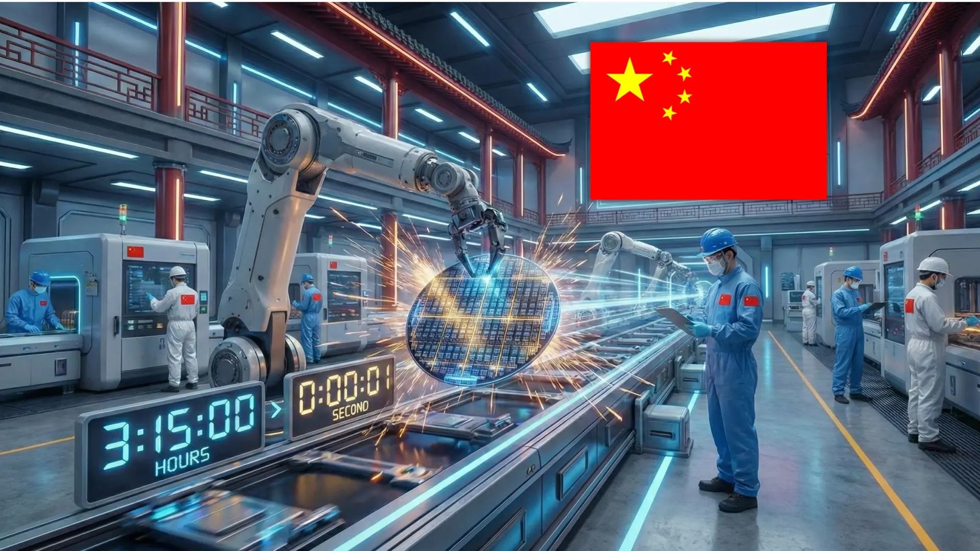 La velocidad del futuro: China revoluciona la producción de supercondensadores