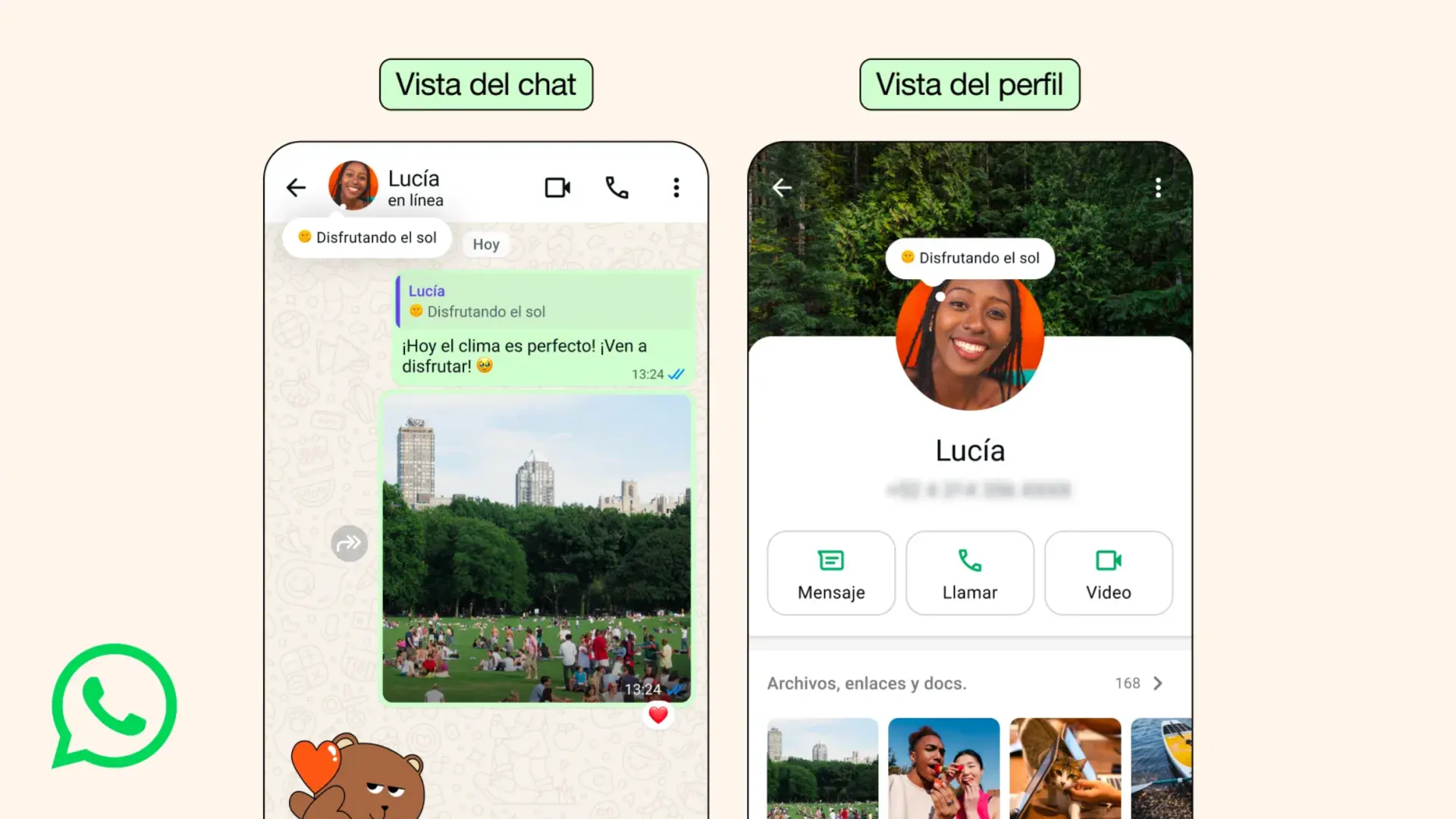 El regreso de una nostalgia: WhatsApp recupera los miniestados