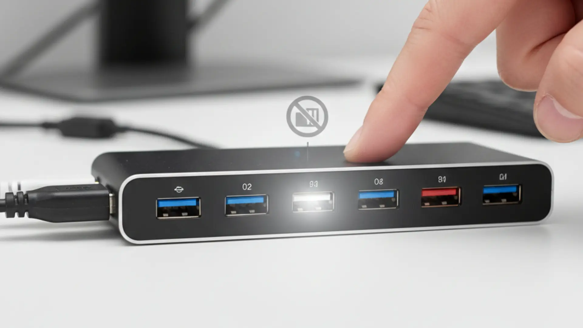 Qué significa si el puerto USB es de color blanco y por qué deberías evitarlos