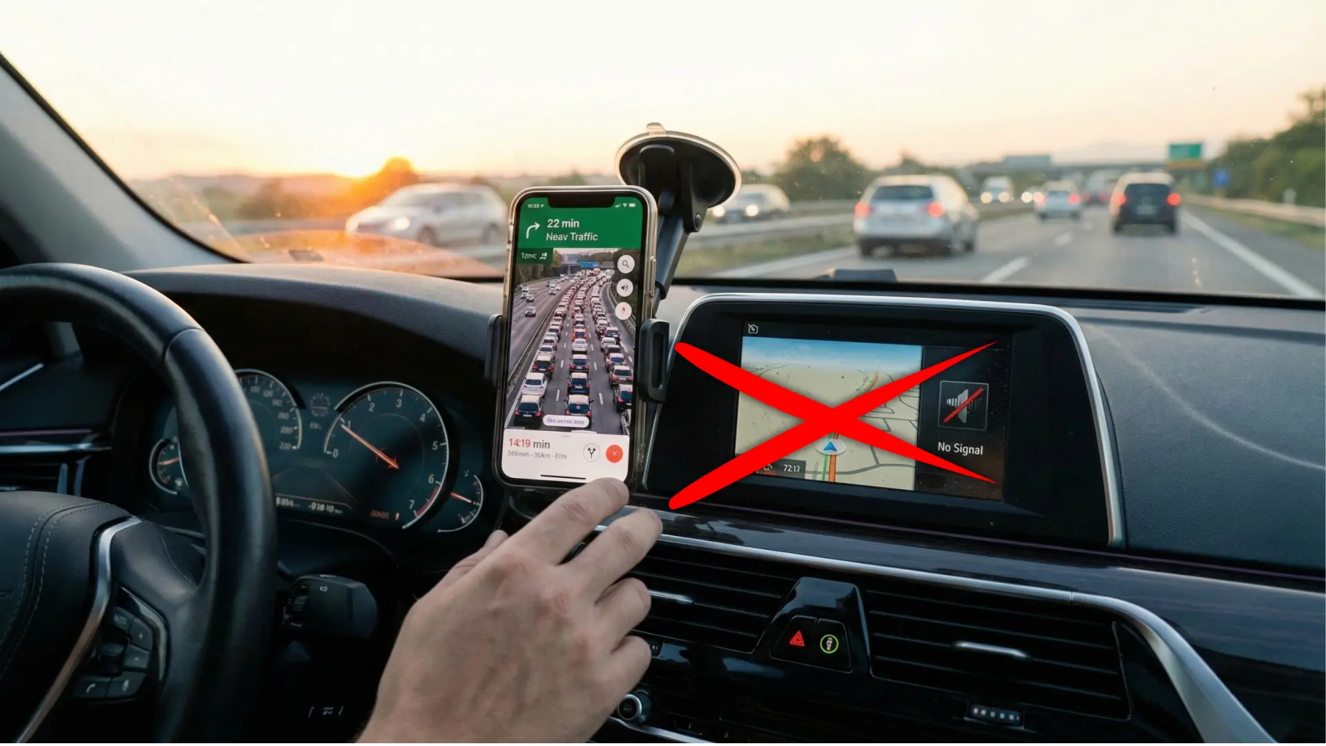 El GPS integrado en el coche: ¿Un dinosaurio digital en el salpicadero?