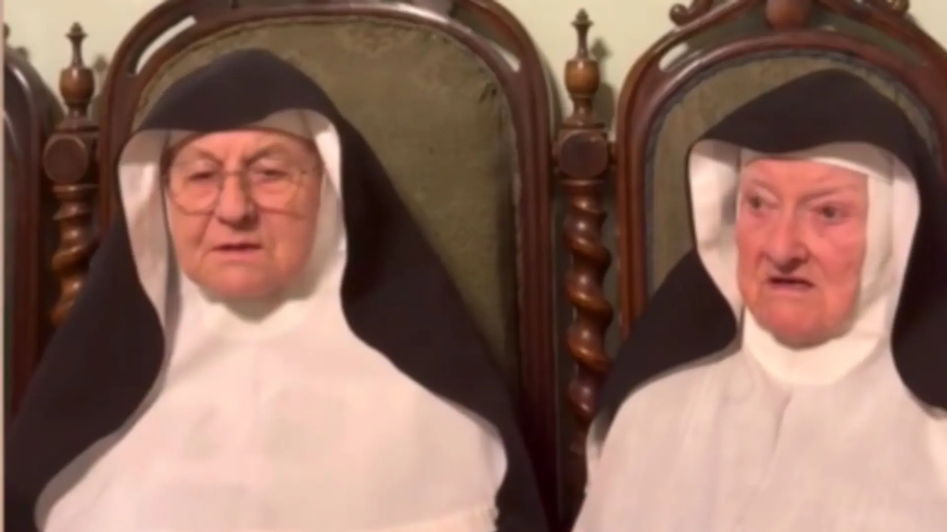 Monjas a la fuga octogenarias con 225.000 seguidores en Instagram se niegan a abandonar las redes sociales para volver al convento