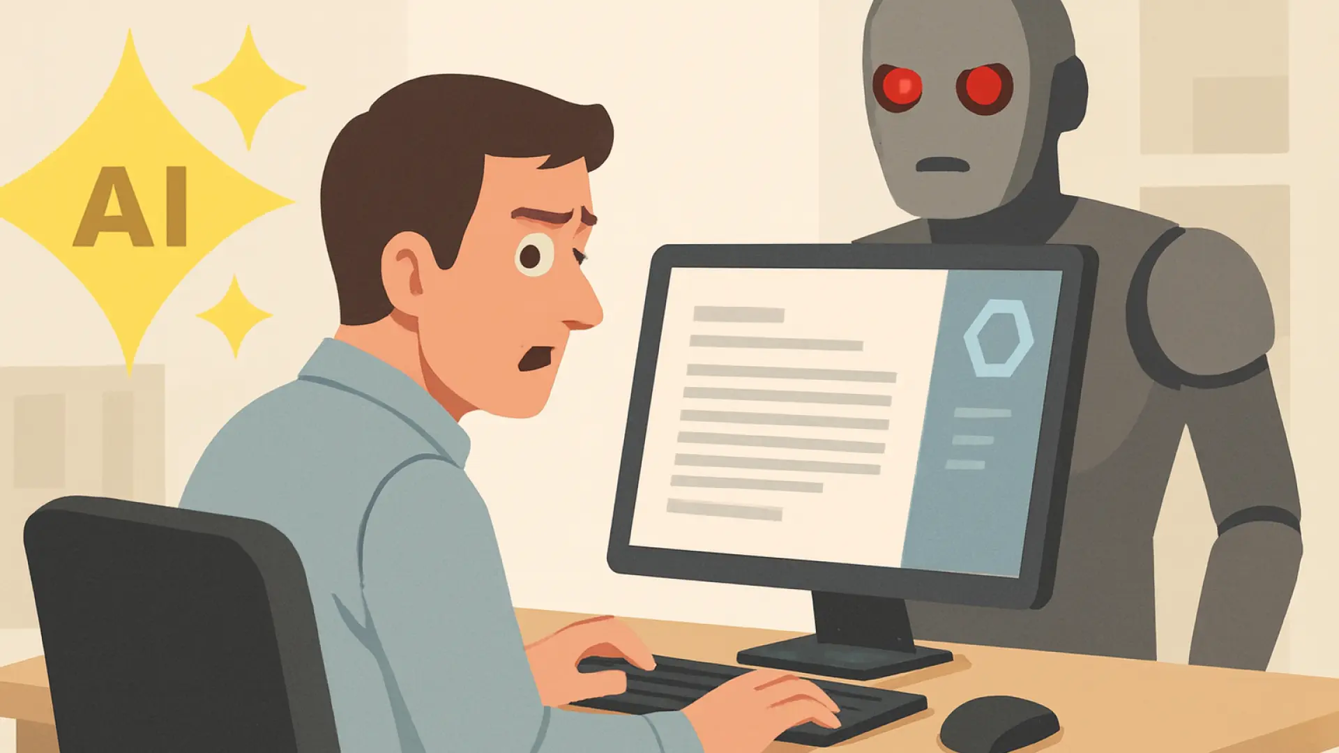 La predicción escalofriante de la IA: "Trabajarás para la IA y serás irrelevante"