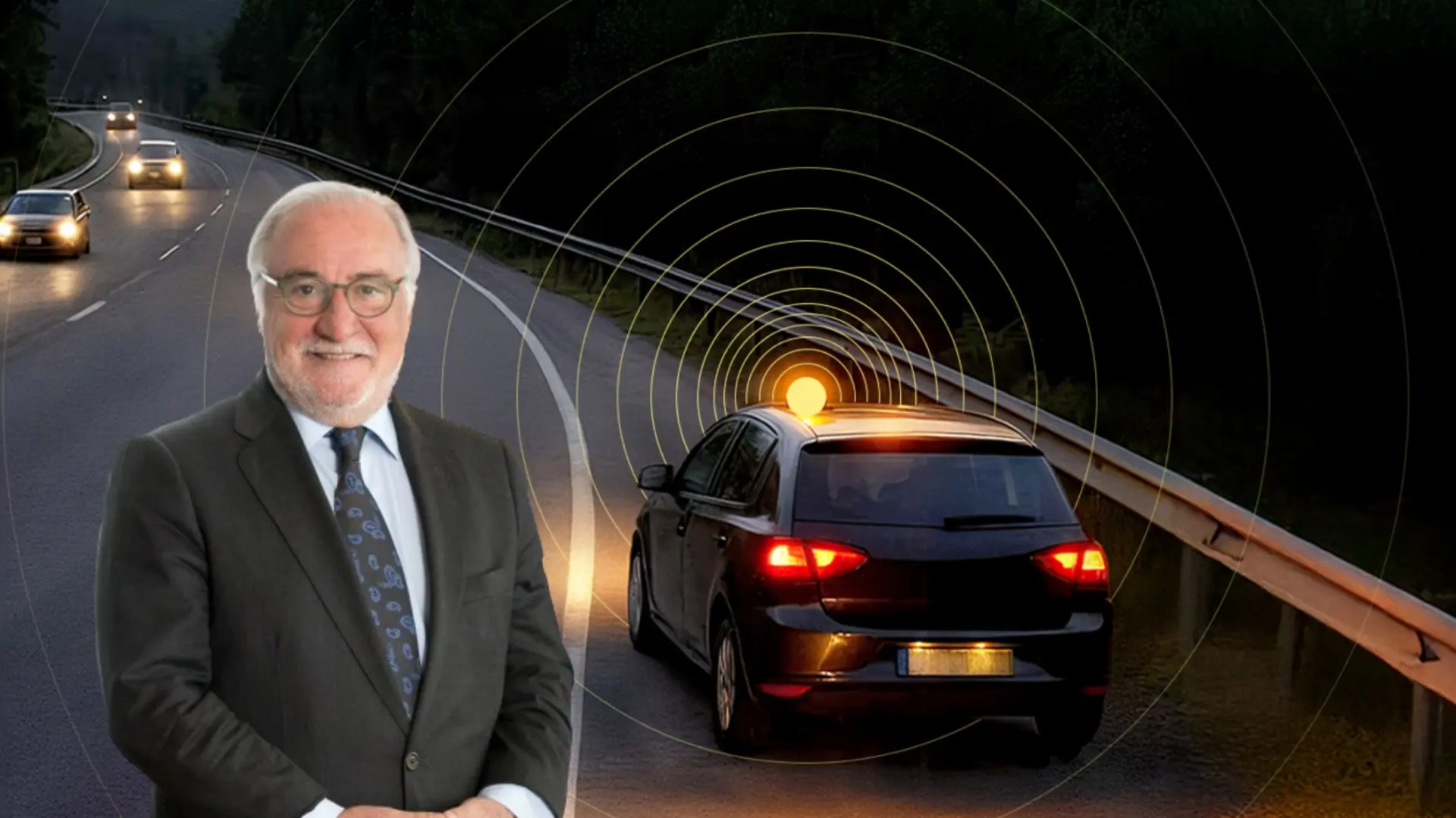 La DGT y Pere Navarro defienden la baliza V16 como herramienta clave para la seguridad vial