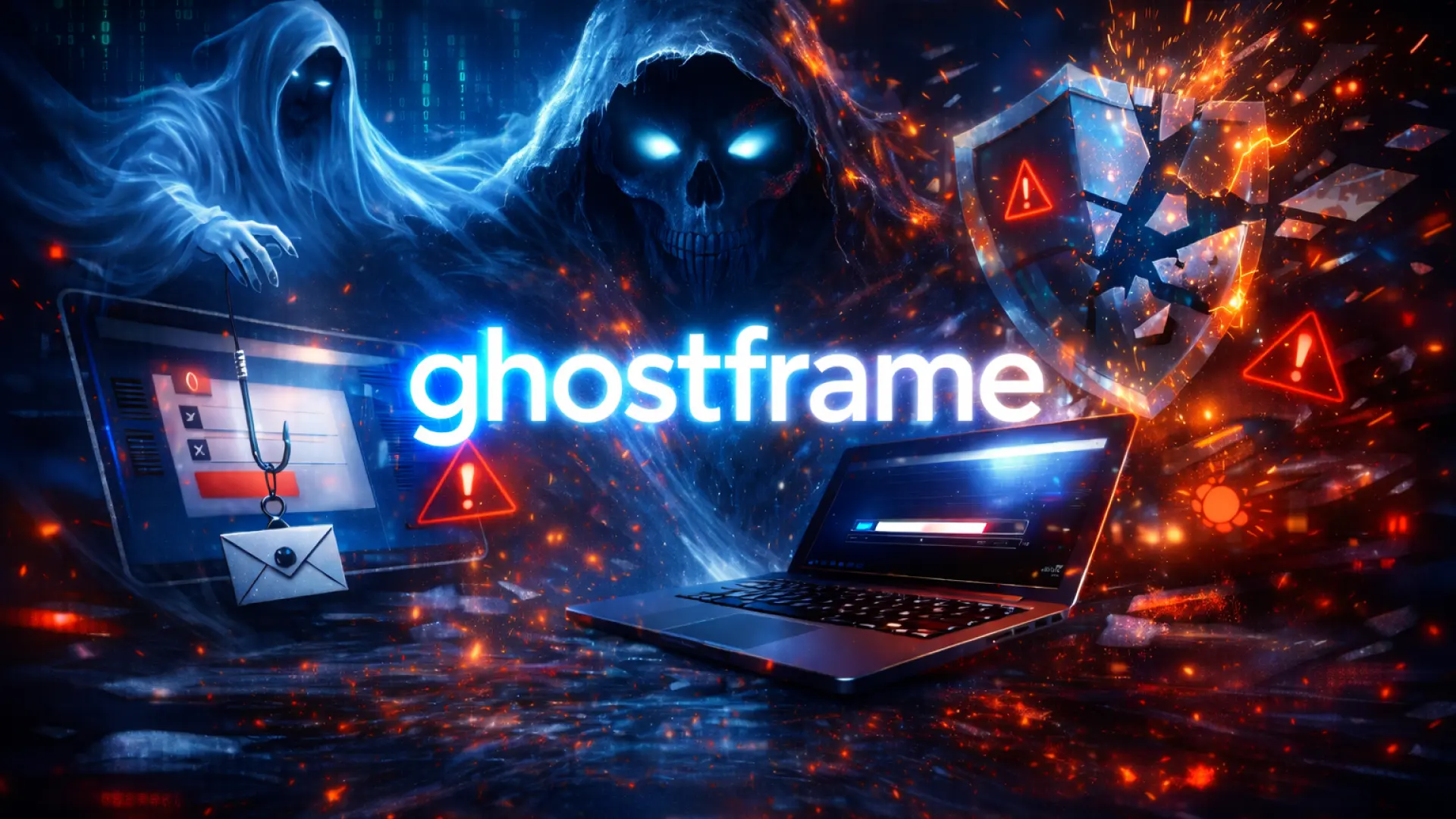 GhostFrame: el kit de *phishing* 'fantasma' que burla a los antivirus y se propaga a velocidad récord en tu PC