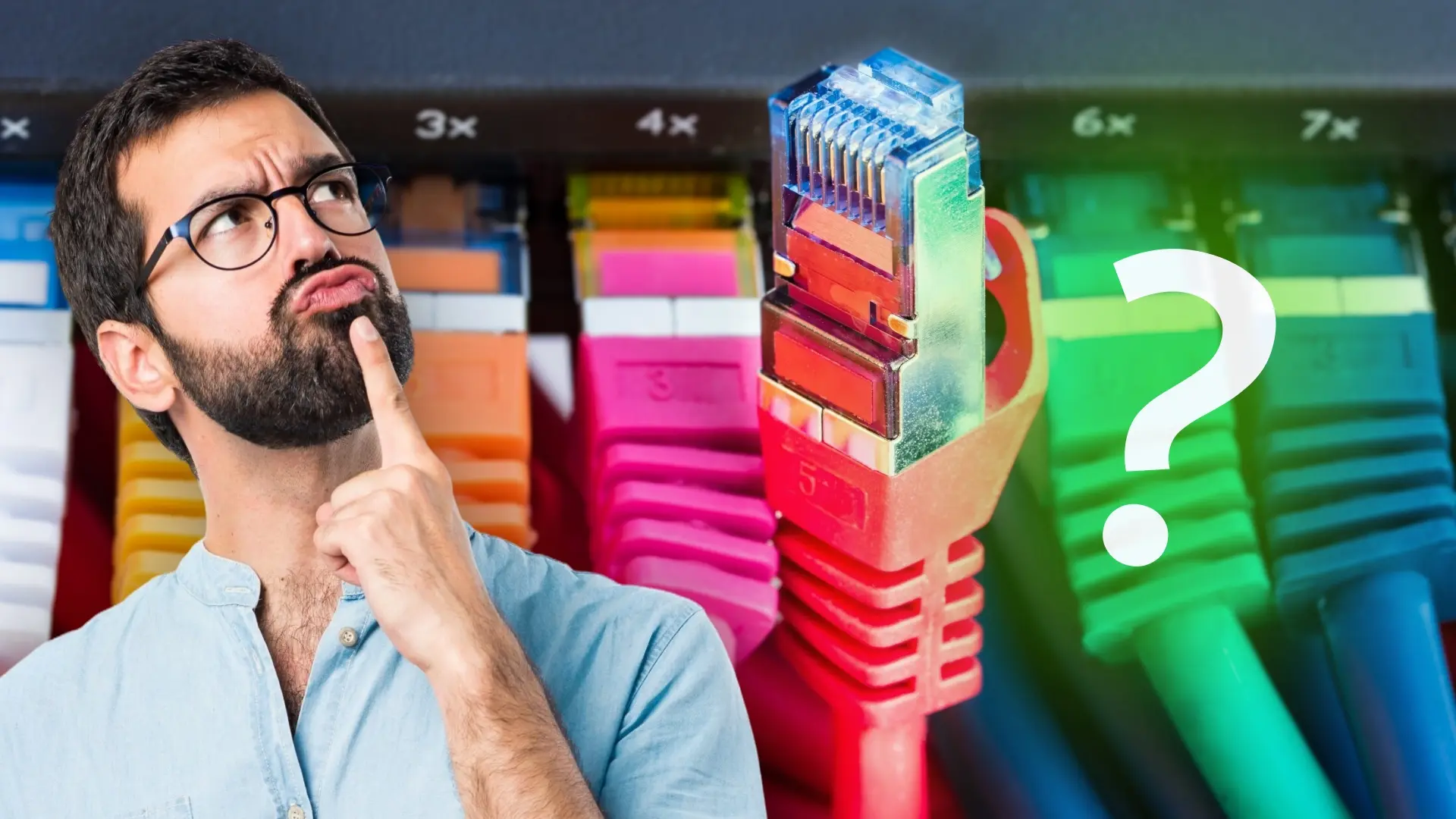 Por qué algunos cables Ethernet son azules, negros o naranjas y qué significa para la velocidad de tu conexión