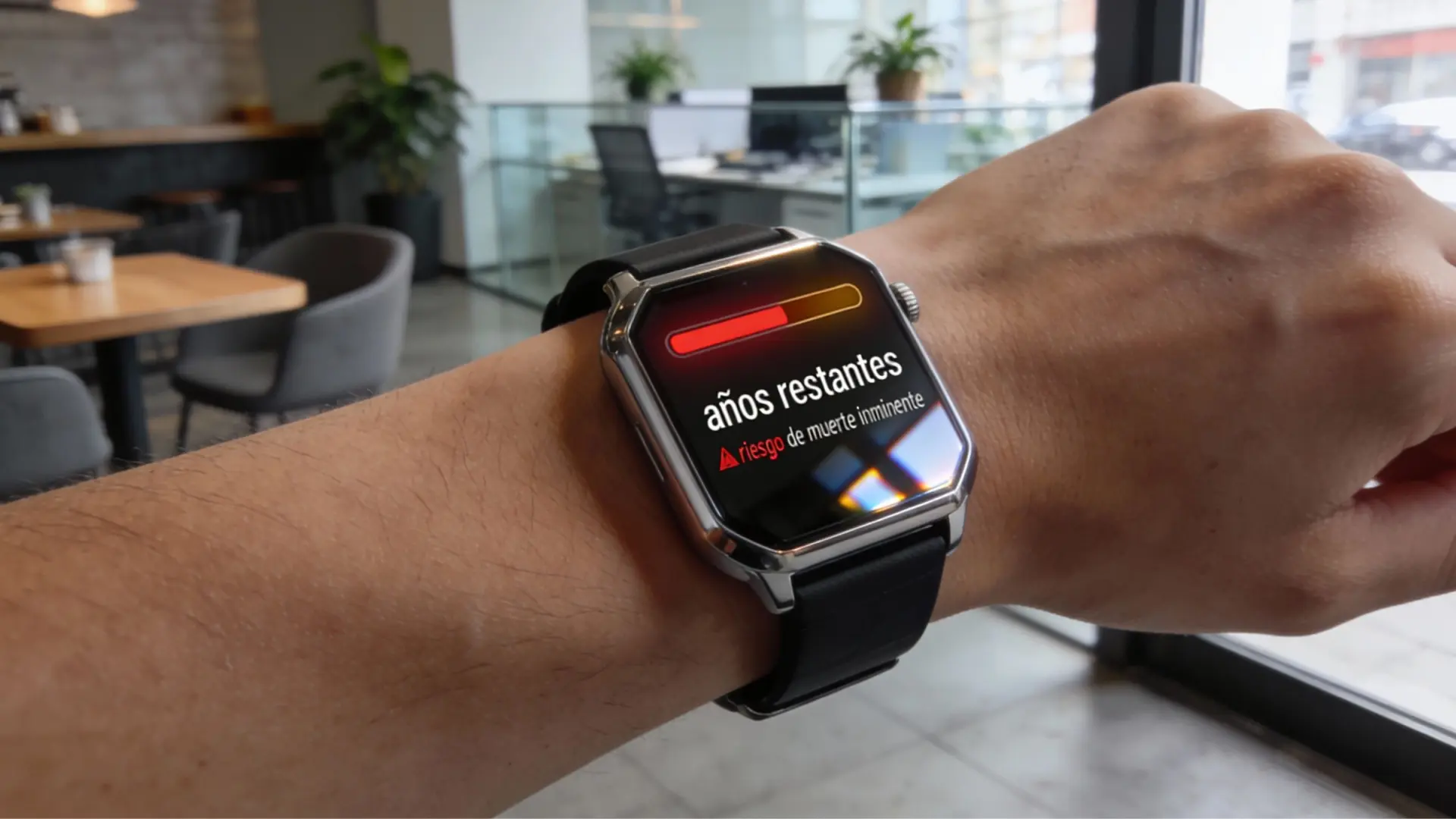 Estos relojes no son inteligentes ni te dicen la hora, pero revelan cuántas probabilidades tienes de morir