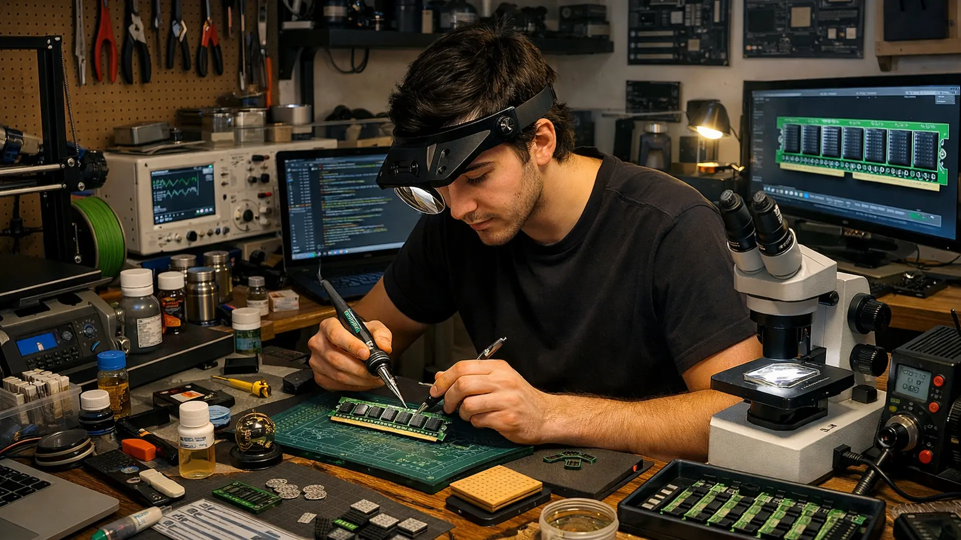 La crisis es tal que muchos usuarios están empezando a montar sus propios módulos caseros de memoria RAM