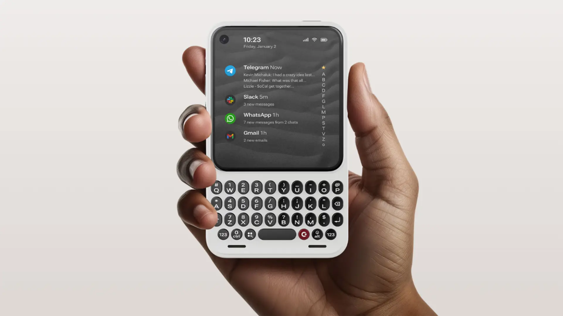 Este nuevo teléfono podría ser lo más cerca que estaremos de un renacer de BlackBerry
