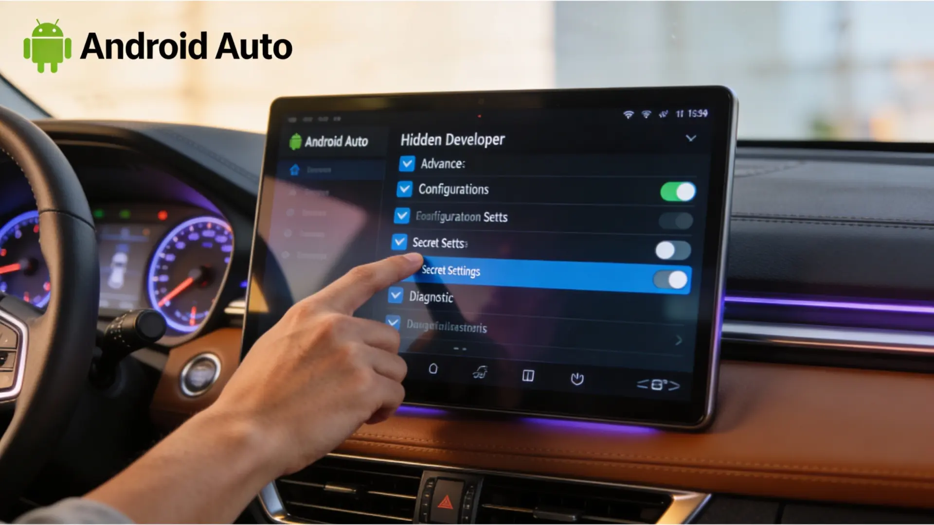 Android Auto: cómo desbloquear el menú secreto que transforma la pantalla de tu coche en 2026