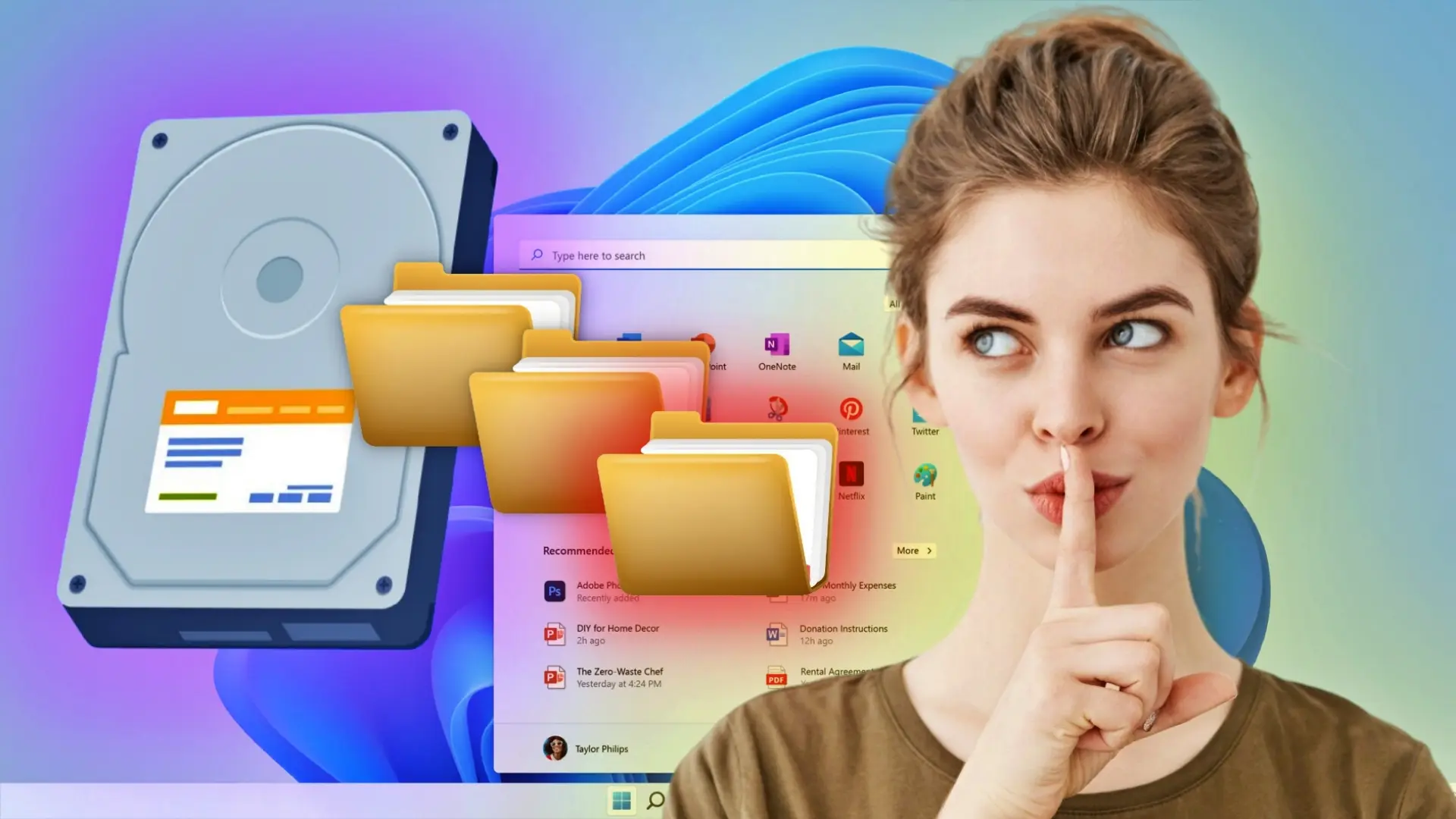 Microsoft desvela la forma legal de recuperar cientos de gigas del disco duro en Windows 11/10 utilizando herramientas nativas gratis