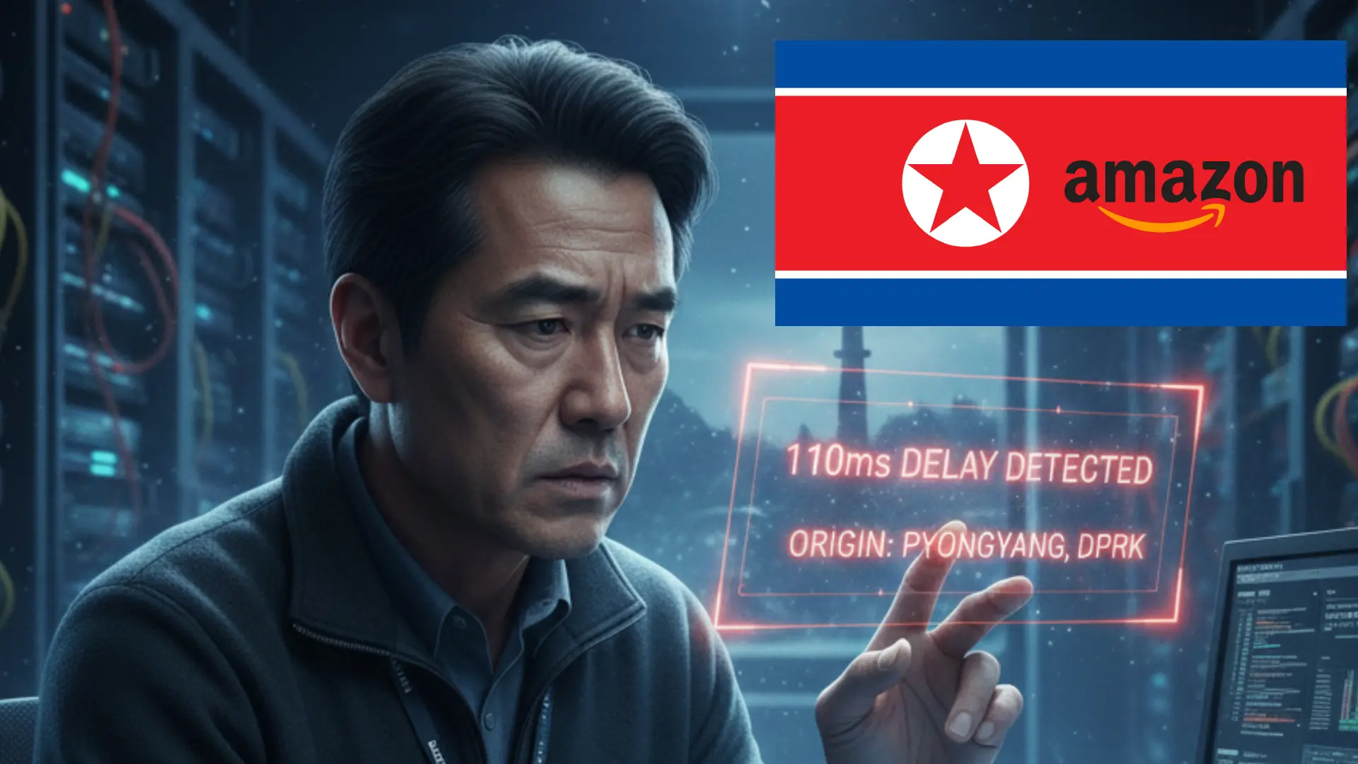 Agente infiltrado de Corea del Norte en Amazon fue detectado por un retardo de tan solo 110 milisegundos