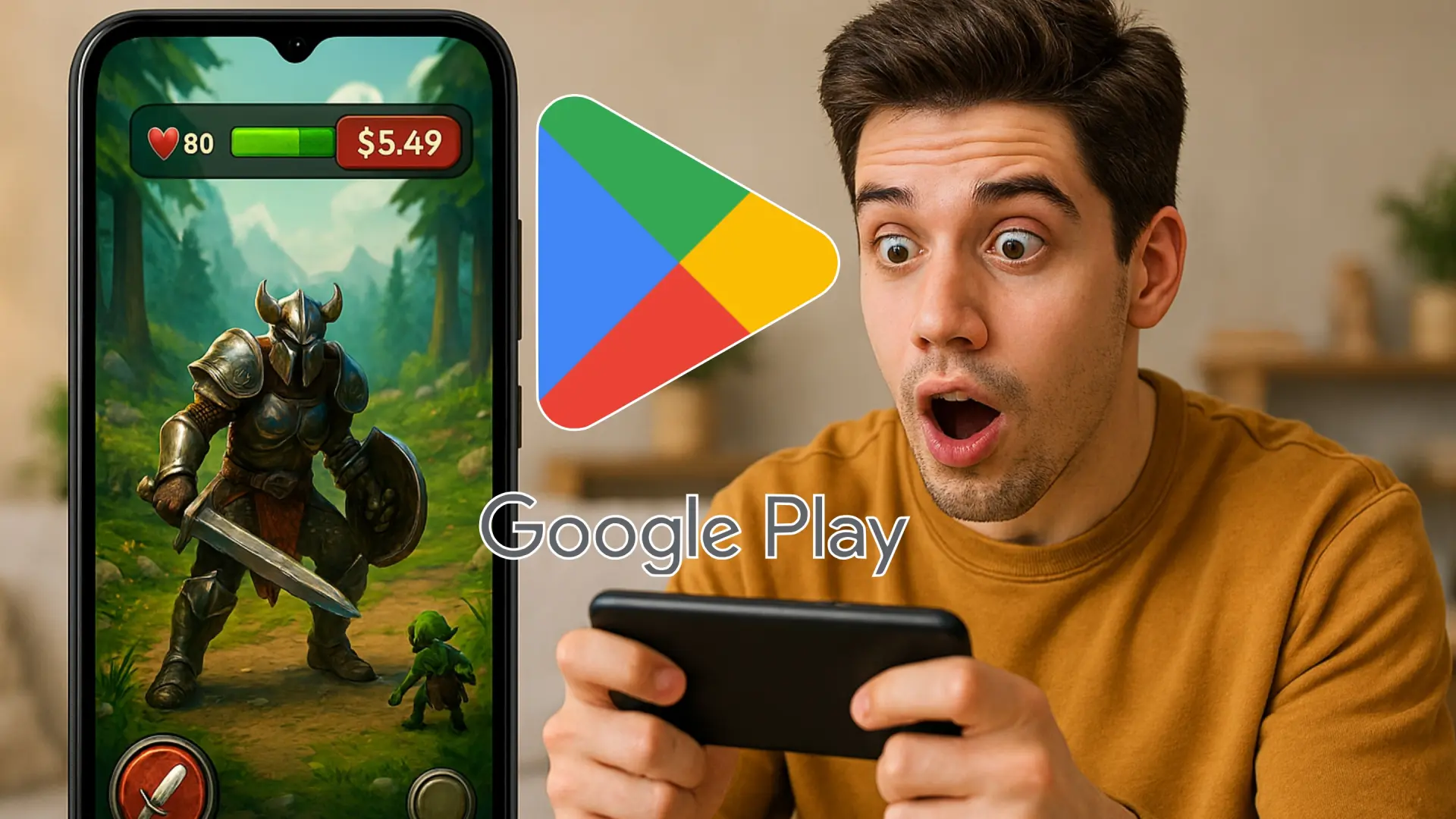 Google Play prepara un modo secreto para jugar juegos de pago sin pagar (por tiempo limitado)