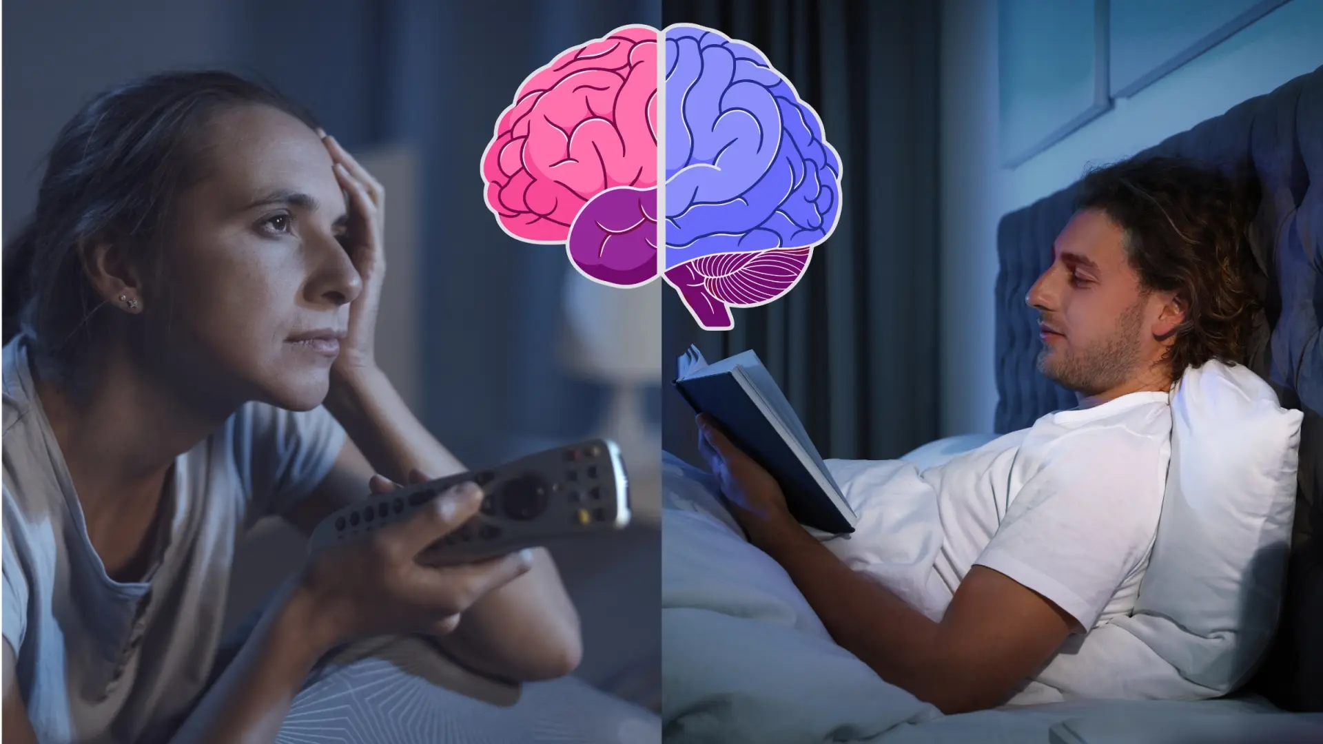 Un cerebro distinto: el impacto de la lectura frente a la televisión antes de dormir, confirmado por la psicología