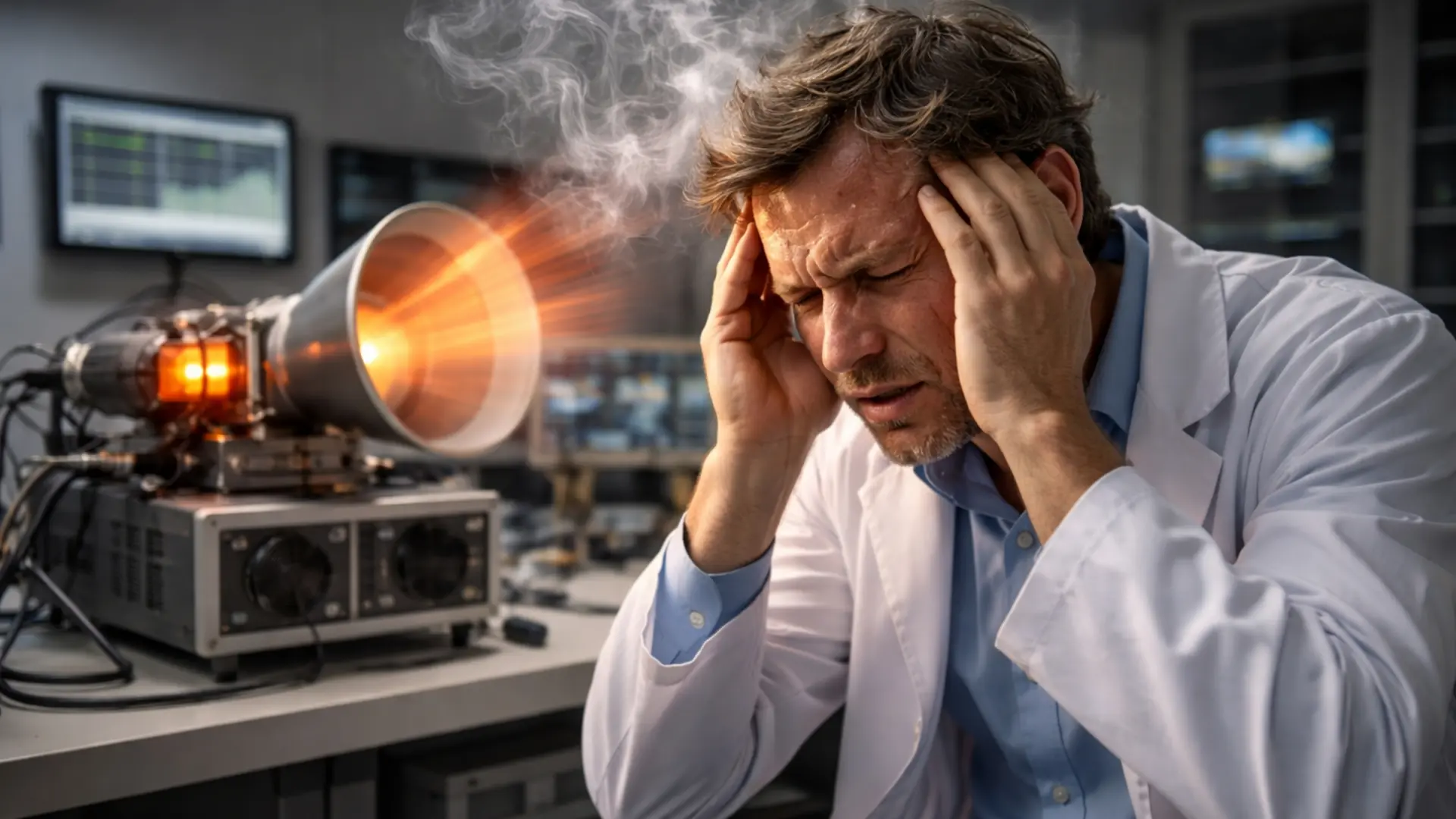 El científico europeo que "fritó" su cerebro probando su cañón de microondas