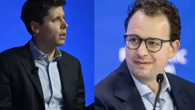Dario Amodei y Sam Altman.